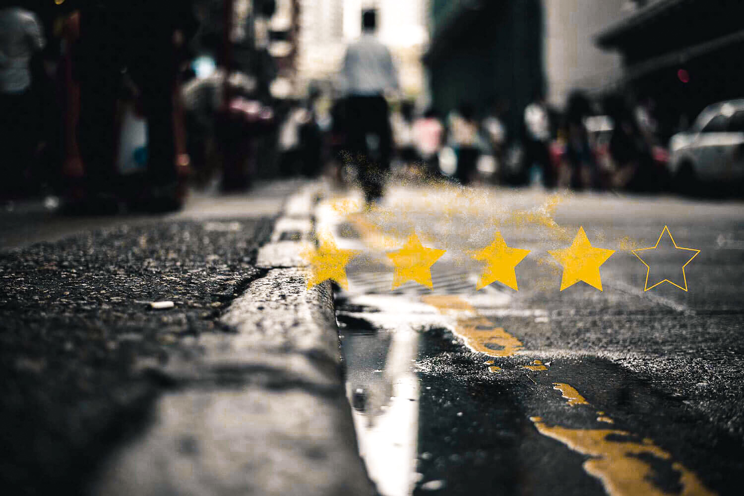 Scrap trade - we use rating and reviews stars